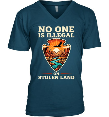 NO ONE IS ILLEGAL ON STOLEN LAND