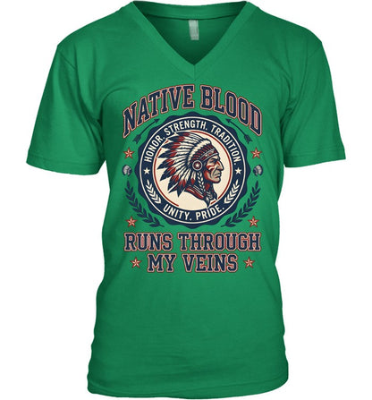 NATIVE BLOOD RUNS THROUGH MY VEINS