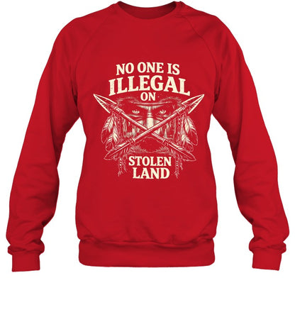 NO ONE IS ILLEGAL ON STOLEN LAND