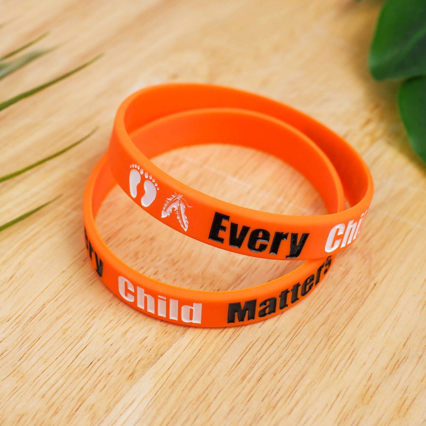 Every Child Matters Silicone Wristband - Debossed Color 001