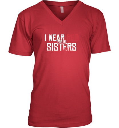 I WEAR RED FOR MY SISTERS - NO MORE STOLEN SISTERS - TWO SIDES