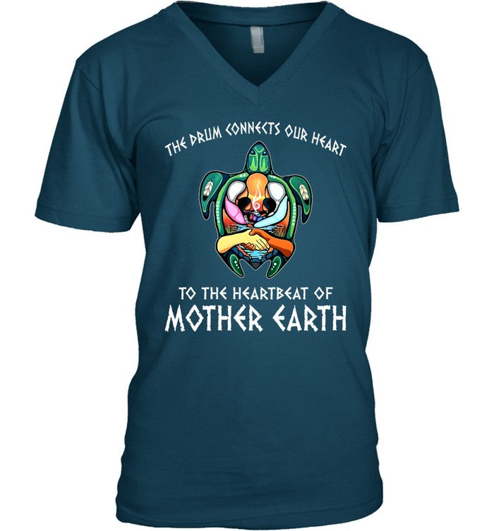 THE DRUM CONNECTS OUR HEART TO THE HEARTBEAT OF MOTHER EARTH