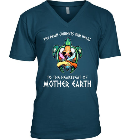 THE DRUM CONNECTS OUR HEART TO THE HEARTBEAT OF MOTHER EARTH