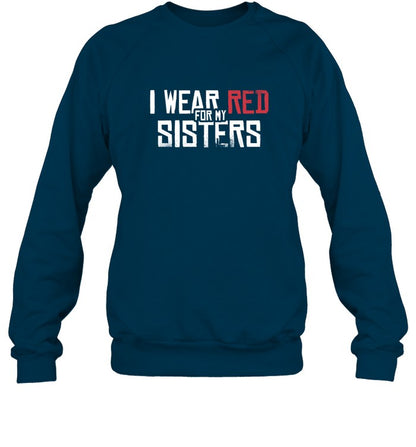 I WEAR RED FOR MY SISTERS - NO MORE STOLEN SISTERS - TWO SIDES