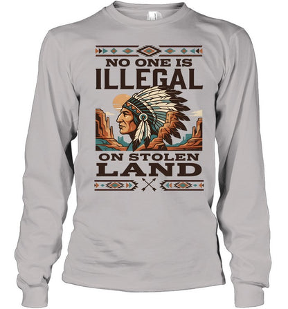 NO ONE IS ILLEGAL ON STOLEN LAND