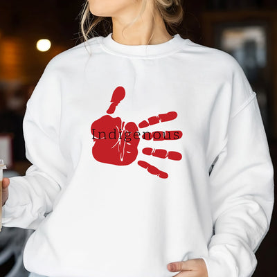 MMIW Indigenous Woman Red Hand Unisex T-Shirt/Hoodie/Sweatshirt