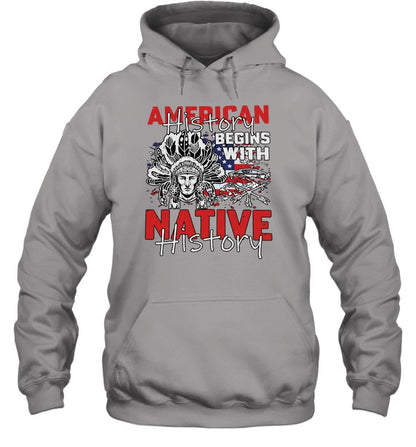AMERICAN HISTORY BEGINS WITH NATIVE HISTORY