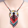 SALE 50% OFF - Combo MMIW Handmade Beaded Necklace And Earrings Unisex With Native American Style