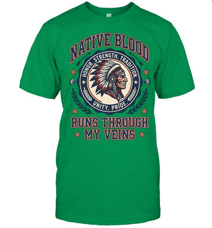 NATIVE BLOOD RUNS THROUGH MY VEINS