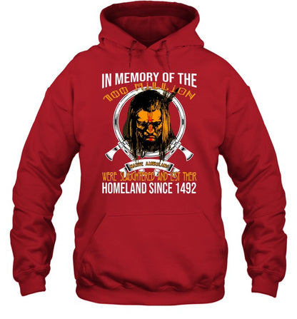 IN MEMORY OF THE HOMELAND SINCE 1492
