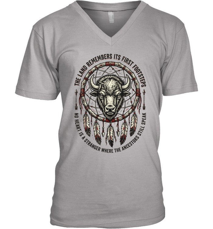 THE LAND REMEMBERS ITS FIRST FOOTSTEPS. NO HEART IS A STRANGER WHERE THE ANCESTORS STILL SPEAK