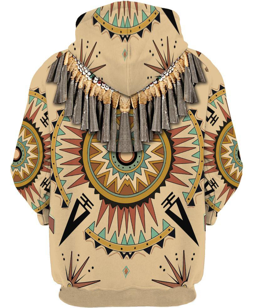 Native Pattern Culture 3D Hoodie