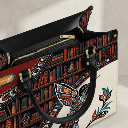 Hummingbird Ancient Tales Personalized Leather Bag