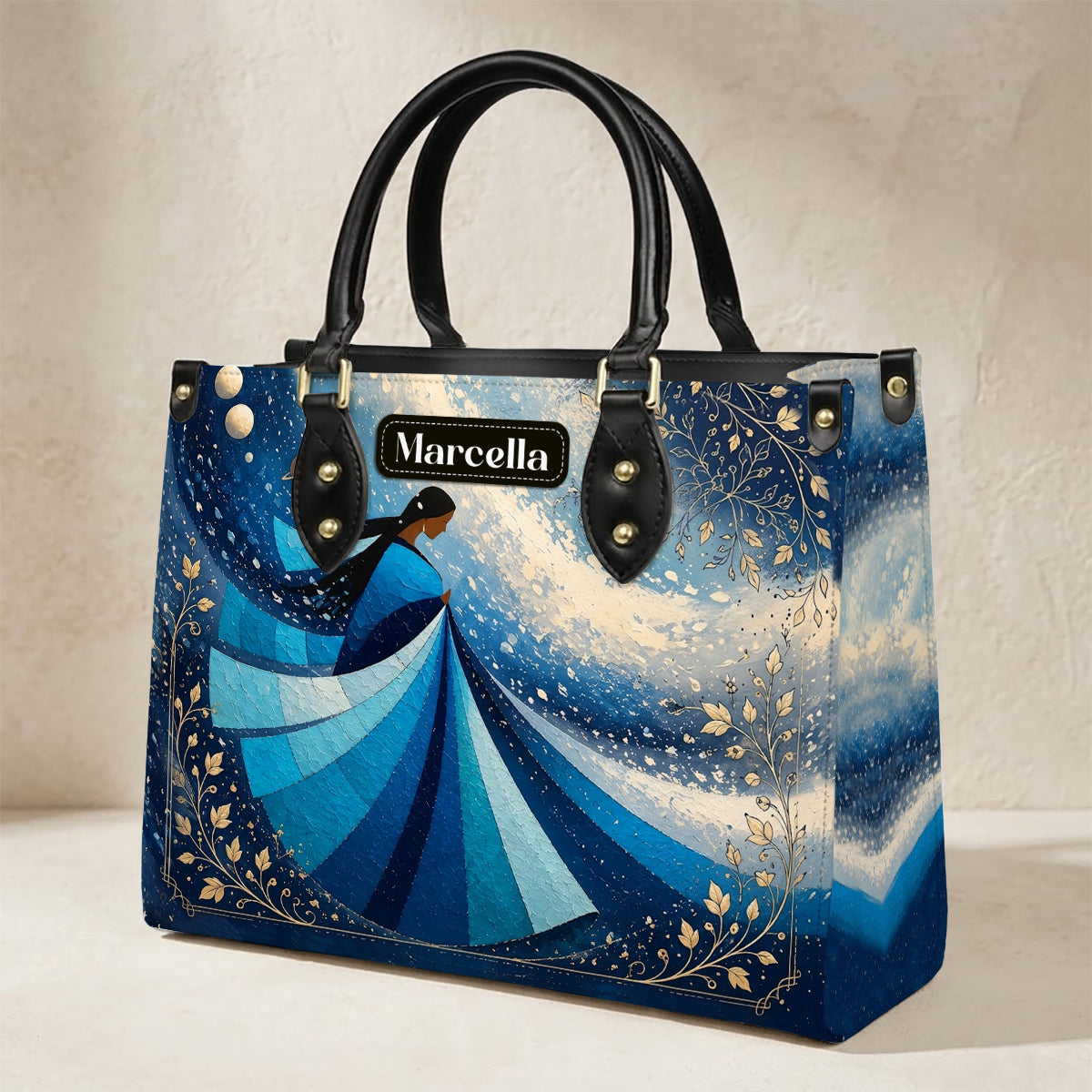 Winter Wind Woman Personalized Leather Bag