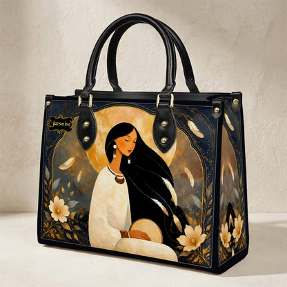 Lunar Woman Grace Personalized Leather Bag - Q1579