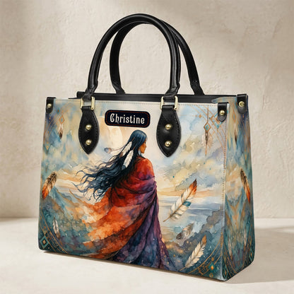 Journey of the Soul Personalized Leather Bag