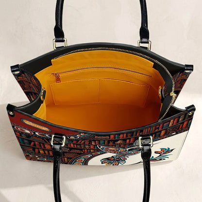 Hummingbird Ancient Tales Personalized Leather Bag