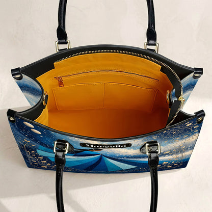 Winter Wind Woman Personalized Leather Bag