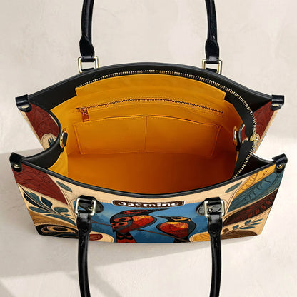 Sacred Bird Spirit Personalized Leather Bag