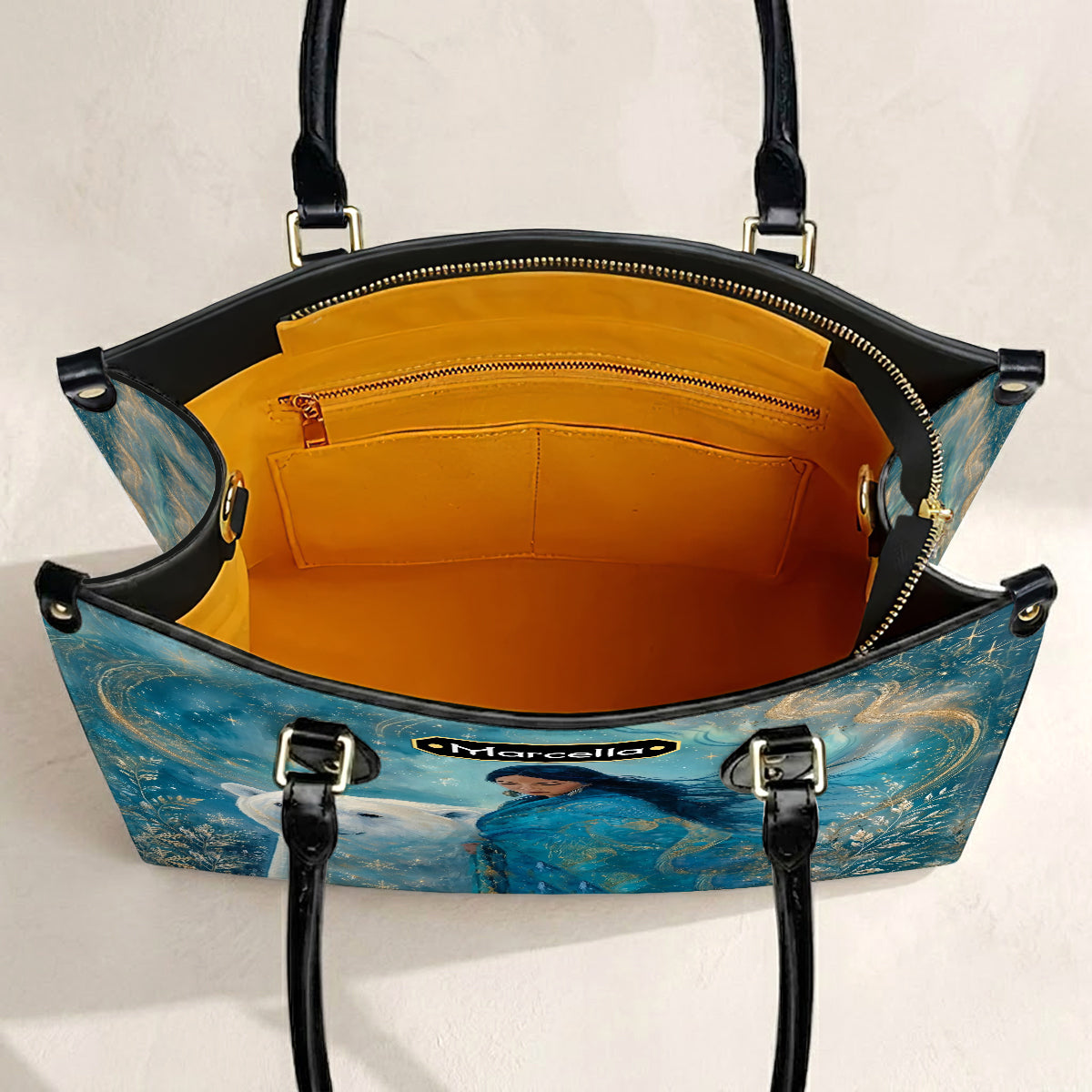 Arctic Woman Grace Personalized Leather Bag