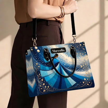 Winter Wind Woman Personalized Leather Bag