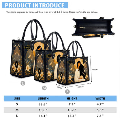 Lunar Woman Grace Personalized Leather Bag - Q1579