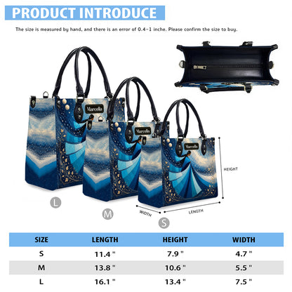 Winter Wind Woman Personalized Leather Bag