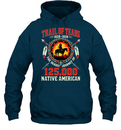 TRAIL OF TEARS 1828-1838 THE DEADLY JOURNEY OF 125,000 NATIVE AMERICAN