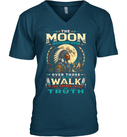 THE MOON WATCHES OVER OVER THOSE WHO WALK THE SACRED PATH OF TRUTH