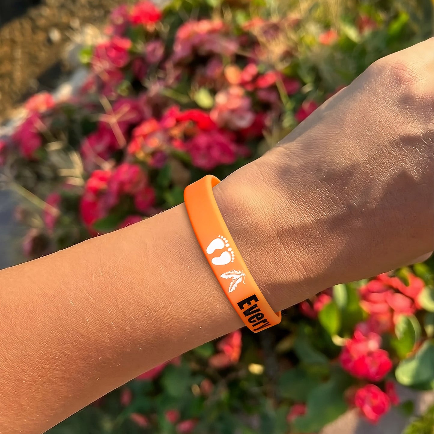Every Child Matters Silicone Wristband - Debossed Color 001