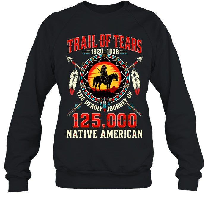 TRAIL OF TEARS 1828-1838 THE DEADLY JOURNEY OF 125,000 NATIVE AMERICAN