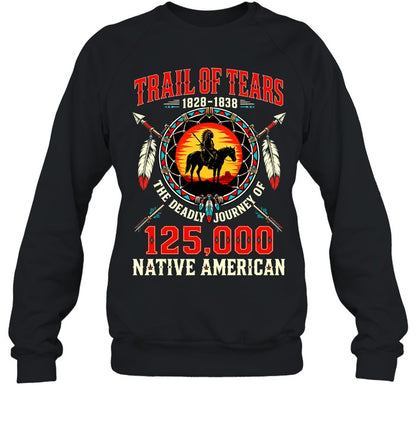 TRAIL OF TEARS 1828-1838 THE DEADLY JOURNEY OF 125,000 NATIVE AMERICAN
