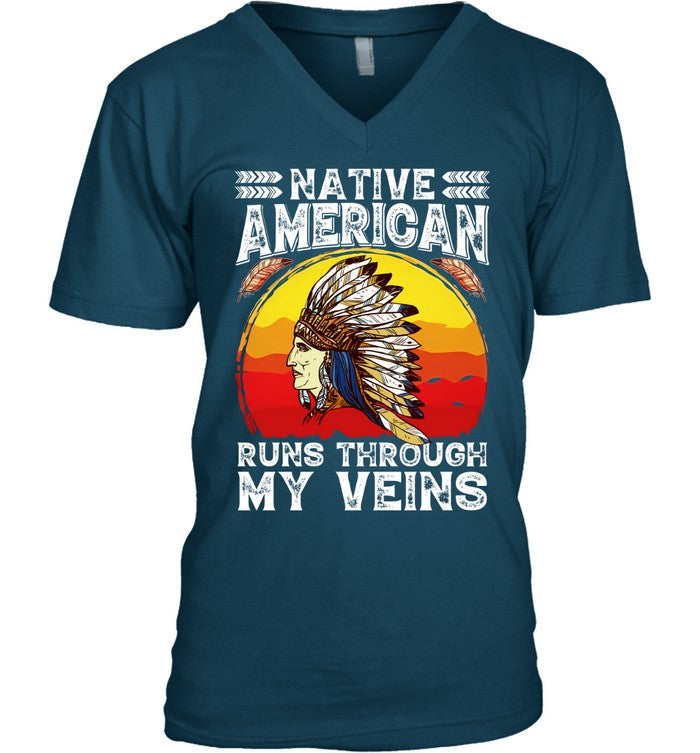 NATIVE AMERICAN RUNS THROUGH MY VEINS
