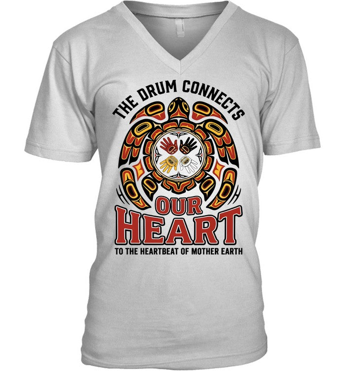THE DRUM CONNECTS OUR HEART TO THE HEARTBEAT OF MOTHER EARTH