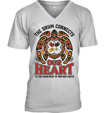 THE DRUM CONNECTS OUR HEART TO THE HEARTBEAT OF MOTHER EARTH