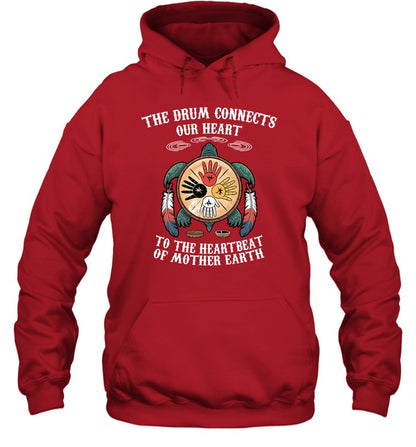 THE DRUM CONNECTS OUR HEART TO THE  HEARTBEAT OF MOTHER EARTH