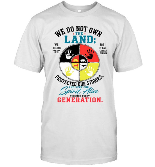 WE DO NOT OWN THE LAND