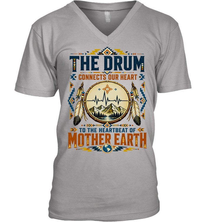THE DRUM CONNECTS OUR HEART TO THE HEARTBEAT OF MOTHER EARTH