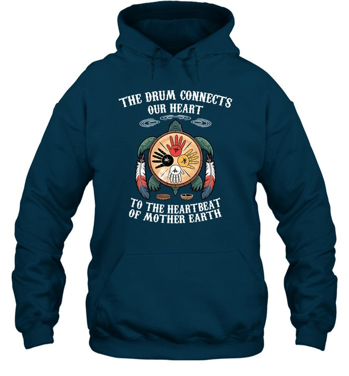 THE DRUM CONNECTS OUR HEART TO THE  HEARTBEAT OF MOTHER EARTH