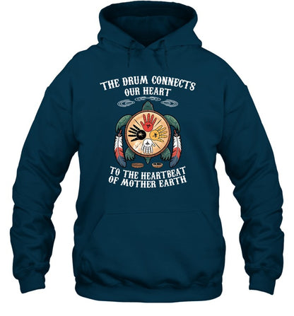 THE DRUM CONNECTS OUR HEART TO THE  HEARTBEAT OF MOTHER EARTH