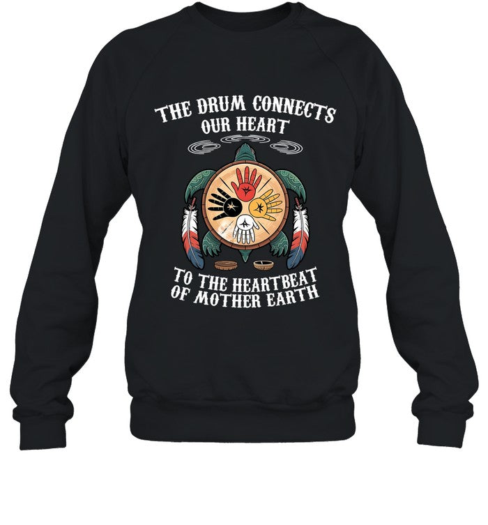THE DRUM CONNECTS OUR HEART TO THE  HEARTBEAT OF MOTHER EARTH