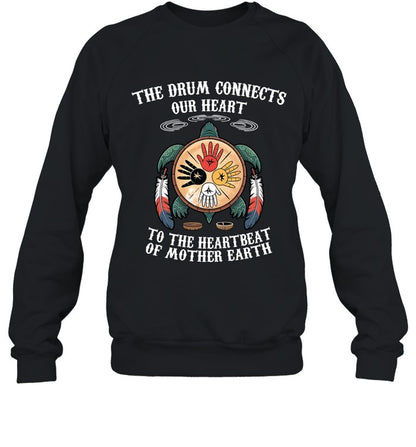 THE DRUM CONNECTS OUR HEART TO THE  HEARTBEAT OF MOTHER EARTH