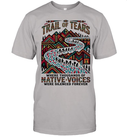 TRAIL OF TEARS WHERE THOUSANDS OF NATIVE VOICES WERE SILENCED FOREVER