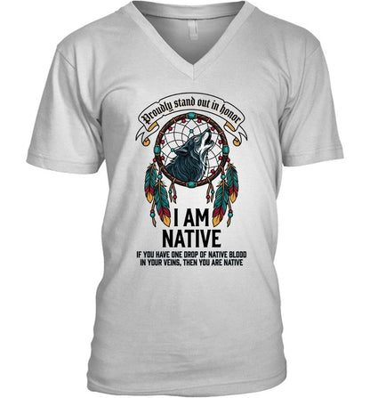 I AM NATIVE. IF YOU HAVE ONE DROP OF NATIVE BLOOD. IN YOUR VEINS, THEN YOU ARE NATIVE