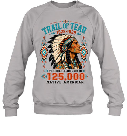 TRAIL OF TEAR 1828-1838. THE DEADLY JOURNEY OF  125.000 NATIVE AMERICAN