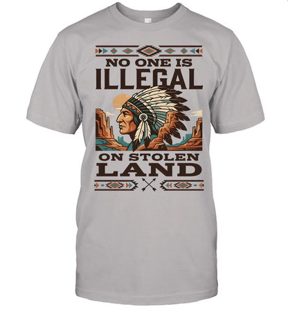 NO ONE IS ILLEGAL ON STOLEN LAND