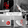 Red Hand Print Missing Murdered Indigenous Women Vinyl Car Decal Sticker