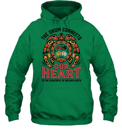THE DRUM CONNECTS OUR HEART TO THE HEARTBEAT OF MOTHER EARTH