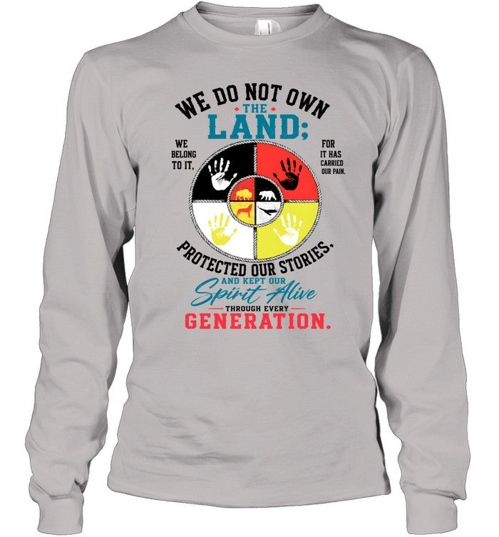 WE DO NOT OWN THE LAND