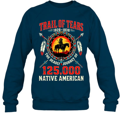 TRAIL OF TEARS 1828-1838 THE DEADLY JOURNEY OF 125,000 NATIVE AMERICAN